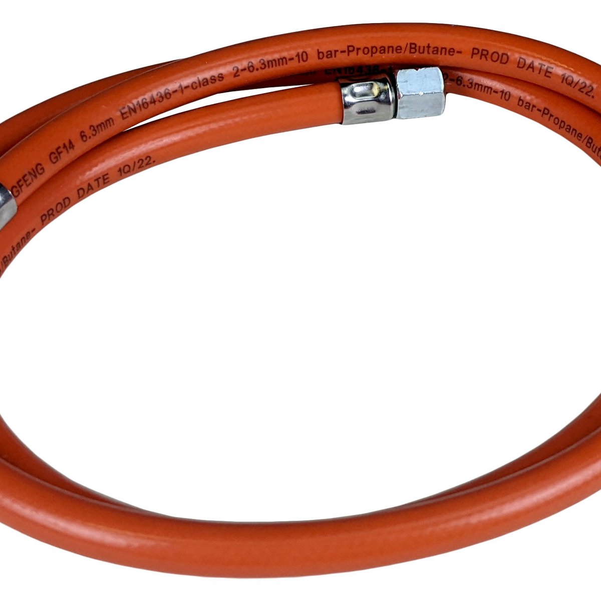 Gasschlauch 150 cm, beidseitig 1/4“lks