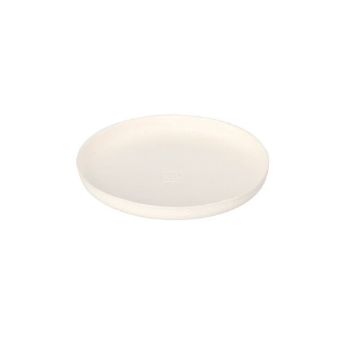 19200 Teller Zuckerrohr "pure" rund Ø 9 cm · 1 cm weiss "Cella"