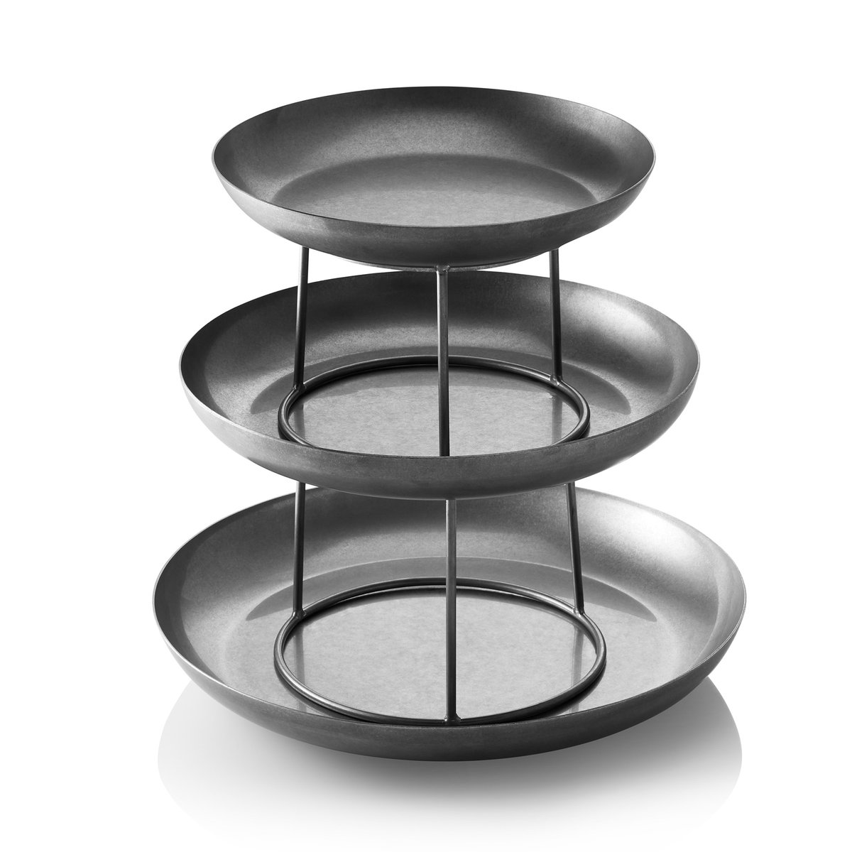 Gourmet Tower Vintage STEEL & STYLE, 3-stufig, Höhe 32 cm, Chromnickelstahl Gourmet Tower Vintage STEEL & STYLE, 3-stufig, Höhe 32 cm, Chromnickelstahl