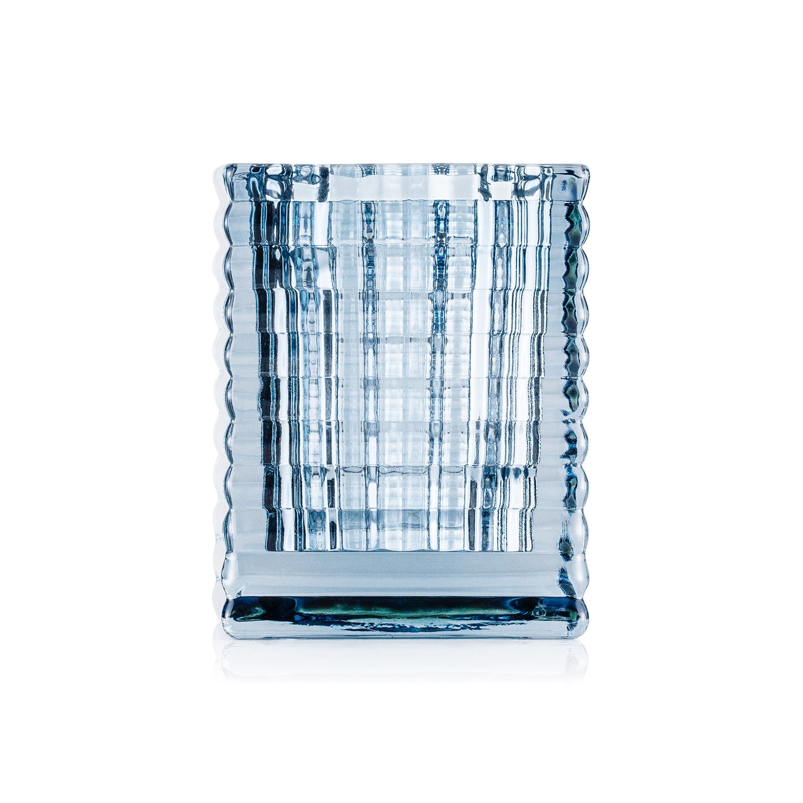 Cube Steel Blue YUYU, 7,5 x 7,5 x 9,5 cm