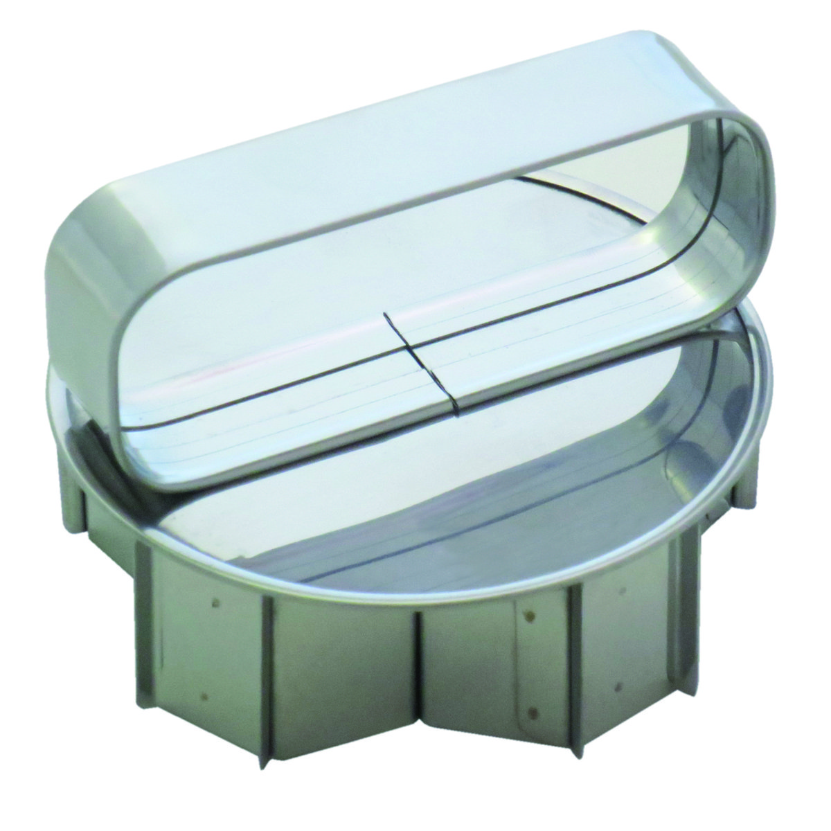 Brötchendrücker aus Edelstahl, Fußballmotiv