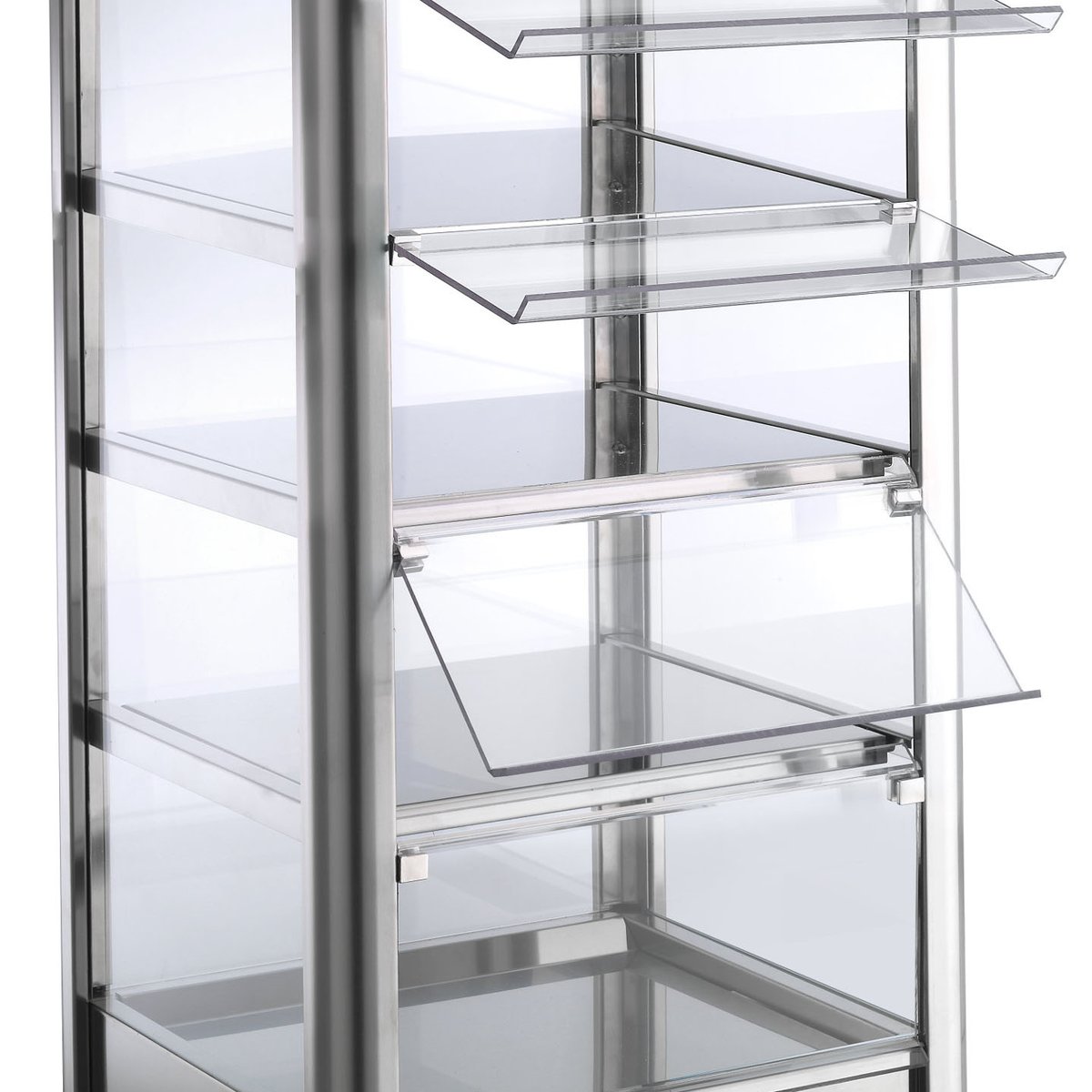 Backwaren-Vitrine Cube 4 Neutral Selbstbedienung Backwaren-Warmhaltevitrine Cube 4 Selbstbedienung