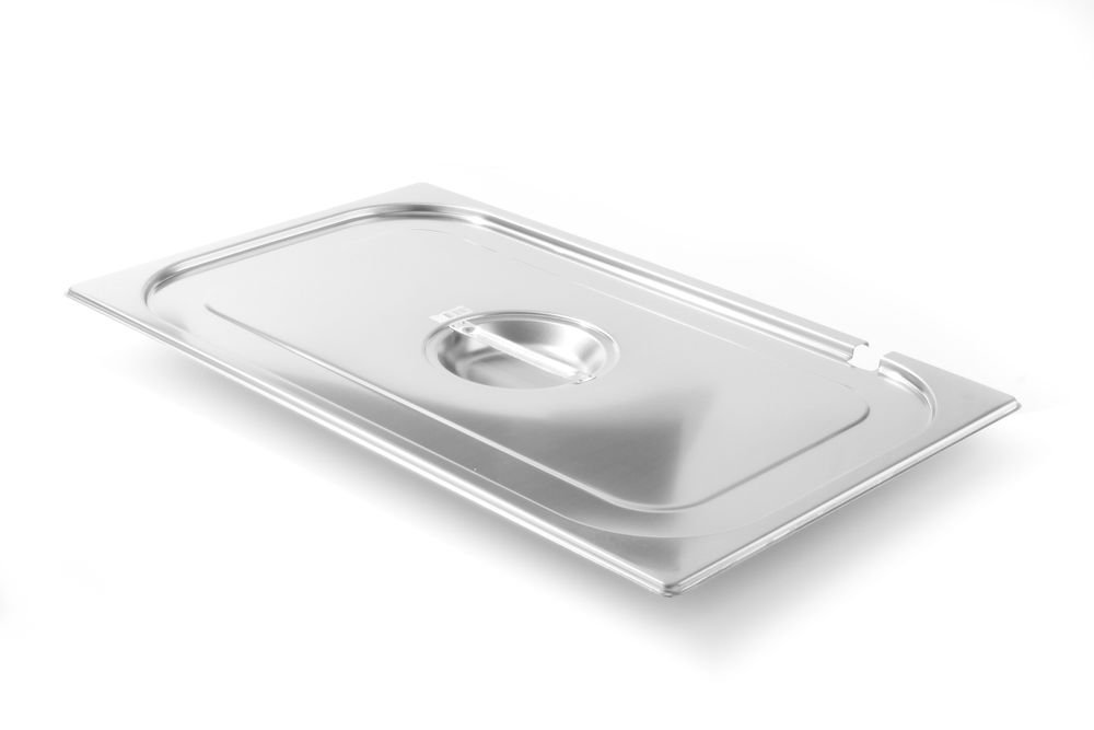 Gastronorm-Deckel mit Löffelaussparung, HENDI, Kitchen Line, GN 1/1, 530x325mm