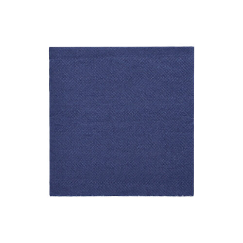 48600 Servietten "DAILY Collection" 1/4-Falz 24 cm x 24 cm dunkelblau