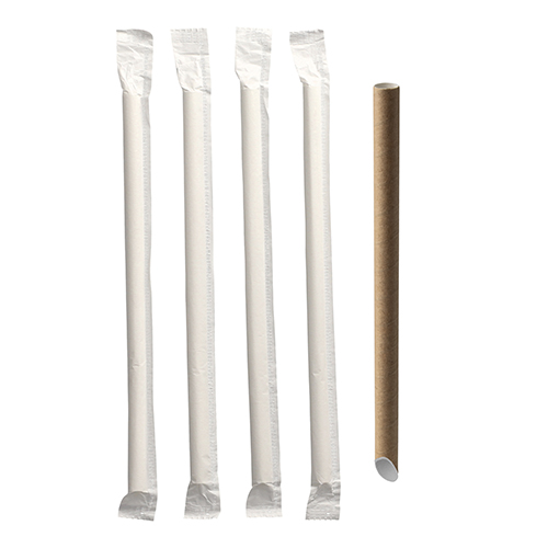 200 Bubble Tea Halme Papier "pure" Ø 12 mm · 20 cm braun einzeln gehüllt, einseitig spitz 19200 Bubble Tea Halme Papier "pure" Ø 12 mm · 20 cm braun einzeln gehüllt, einseitig spitz