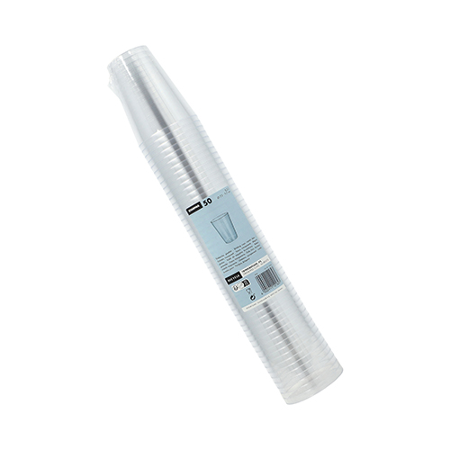 50 Trinkbecher, PS 0,2 l Ø 7,5 cm · 9,7 cm glasklar 16000 Trinkbecher, PS 0,2 l Ø 7,5 cm · 9,7 cm glasklar