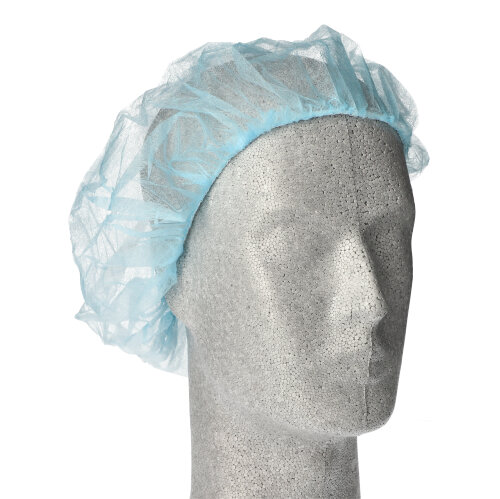 Medi-Inn® Barett-Hauben, Vlies Ø 52 cm blau Medi-Inn® Barett-Hauben, Vlies Ø 52 cm blau