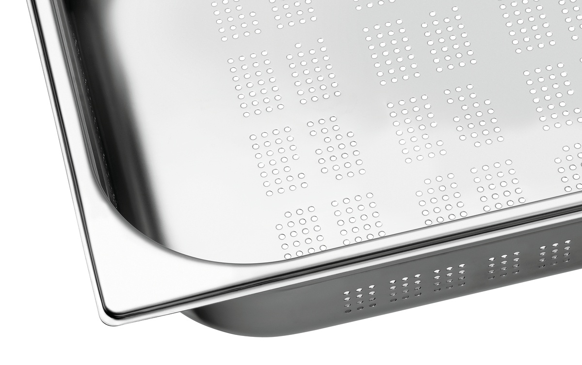 GN-Behälter, 1/1, T100, gelocht GN-Behälter, 1/1, T100, gelocht