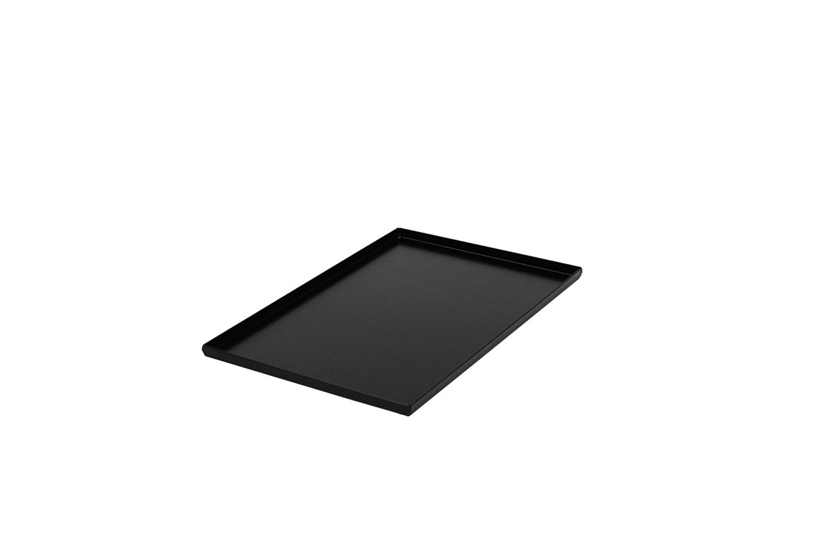 Ausstell-/Thekenblech "SCHWARZ" 300 x 200 mm