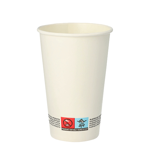 18000 Trinkbecher, Pappe 0,3 l Ø 8 cm · 11,7 cm weiss