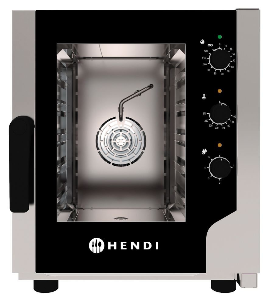Konvektions-Dampfgarer Control 5x GN 2/3, HENDI, 230V/3200W, 550x754x(H)662mm