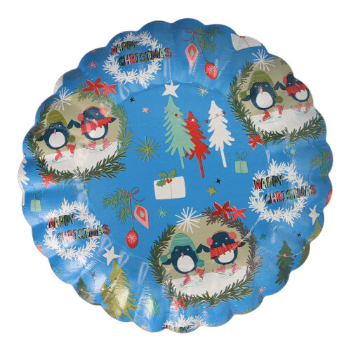 2000 Präsentierschalen-Weihnachten Ø 23 cm "verschiedene Weihnachtsdekore"