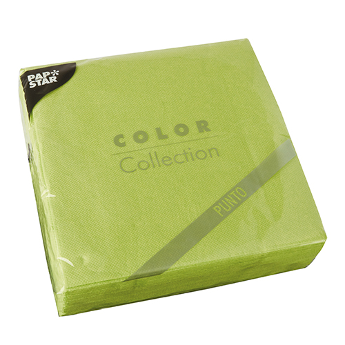 30 Servietten, 2-lagig "PUNTO" 1/4-Falz 38 cm x 38 cm apfelgrün mikrogeprägt 10800 Servietten, 2-lagig "PUNTO" 1/4-Falz 38 cm x 38 cm apfelgrün mikrogeprägt