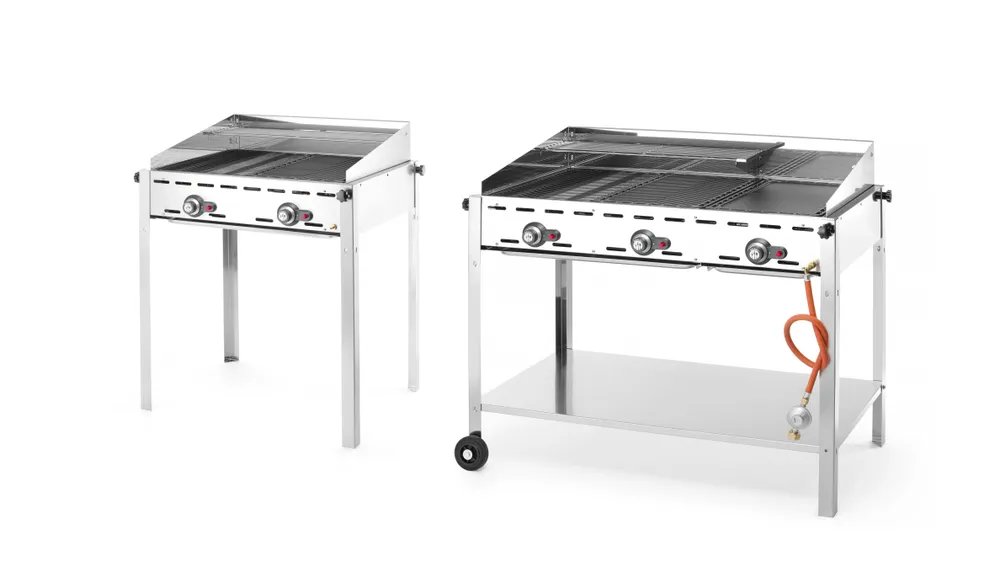 Grillsystem Green Fire mit 3 Brennern, Profi Line, 17,4kW, 1078x612x(H)825mm