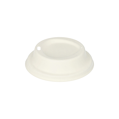 1000 Dom-Deckel, Zuckerrohr "pure" rund Ø 9 cm · 2,5 cm weiss 12000 Dom-Deckel, Zuckerrohr "pure" rund Ø 9 cm · 2,5 cm weiss
