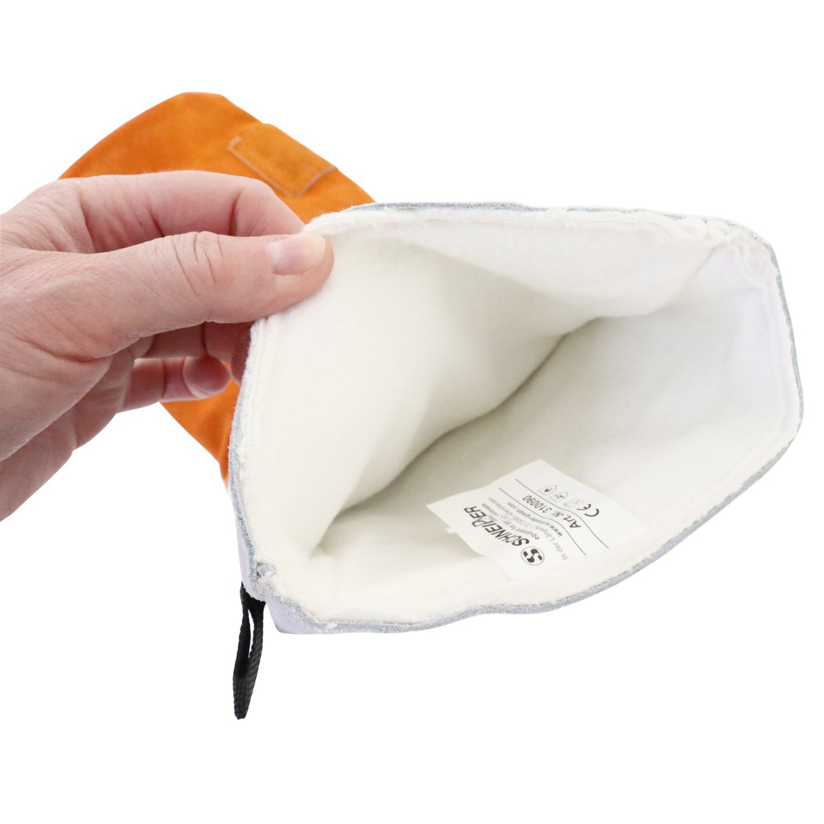 Leder Backhandschuhe gefüttert