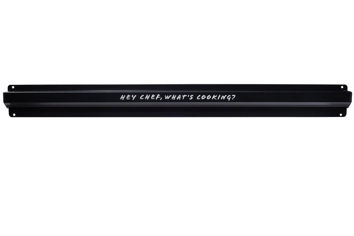 Bonschiene, mit Schriftzug, 60 cm, Aluminium