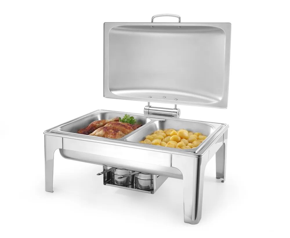 Chafing Dish GN 1/1, satiniert, Profi Line, 9L, 570x430x(H)290mm Chafing Dish GN 1/1, satiniert, Profi Line, 9L, 570x430x(H)290mm