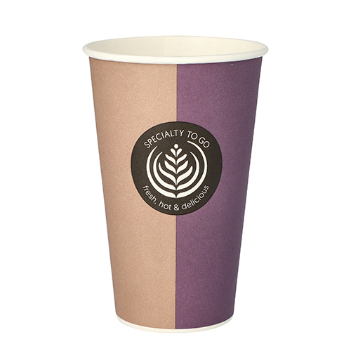 1000 Trinkbecher, Pappe "To Go" 0,4 l Ø 9 cm · 13,5 cm