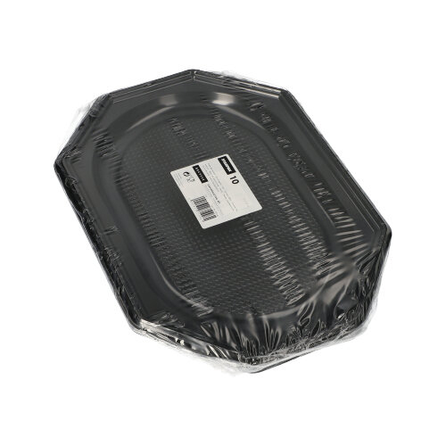 4000 Servierplatten, PET 34 cm x 25 cm schwarz