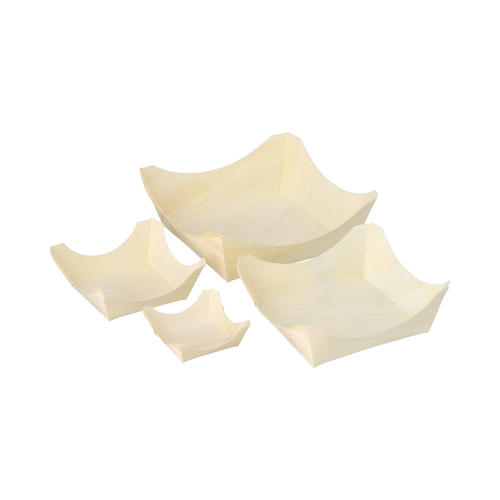 500 Fingerfood - Schalen, Holz "pure" eckig 1,5 cm x 4 cm x 4 cm 14000 Fingerfood - Schalen, Holz "pure" eckig 3,5 cm x 10 cm x 10 cm