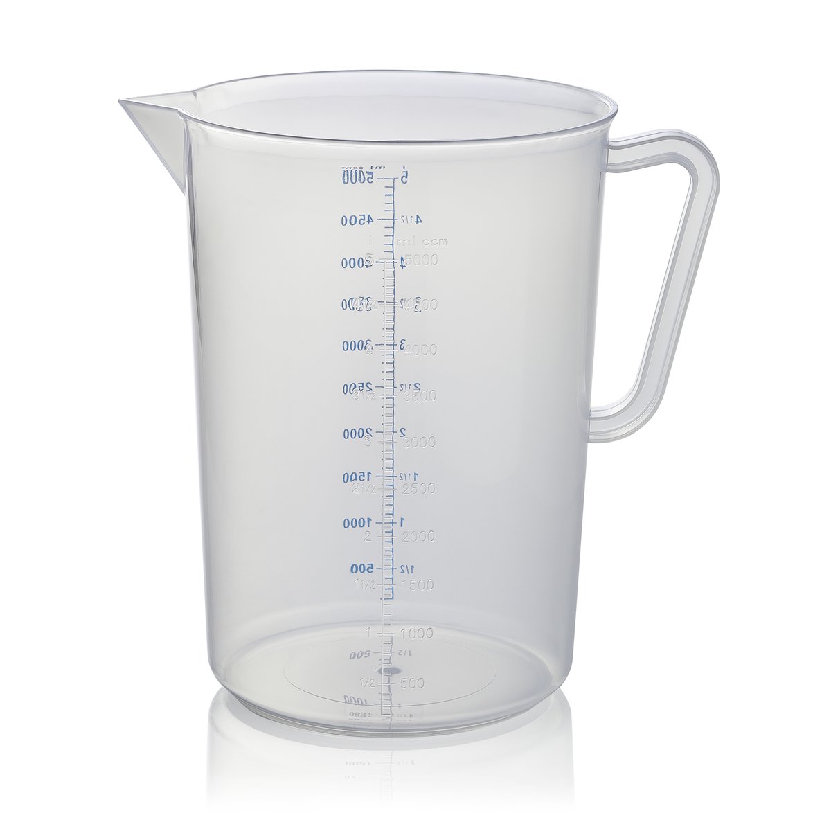 Messbecher 5 L, Ø 19,6 cm, (H) 27 cm Messbecher 5 L, Ø 19,6 cm, (H) 27 cm