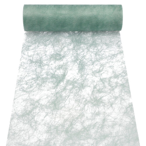 336 Dekoband "Sizoflor" 25 m x 30 cm jadegrün