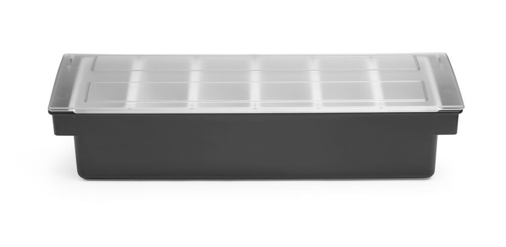 Zutatenbox – 6 Behälter, BarUp, 480x150x(H)100mm