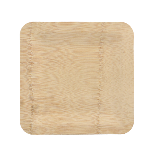 6000 Teller, Bambus "pure" eckig 1,5 cm x 25,5 cm x 25,5 cm