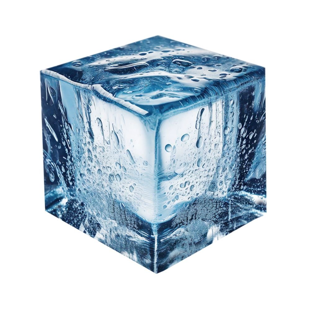 Eiswürfelform, kleine Würfel, BarUp, Blau, 190x120x(H)35mm