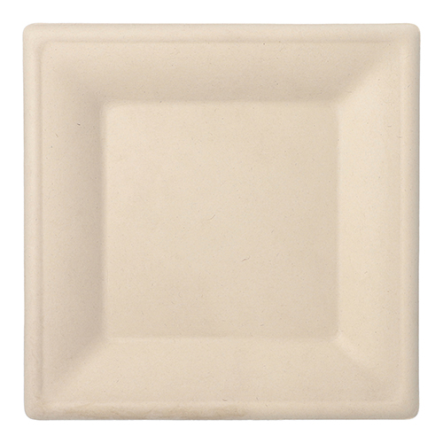 50 Teller, Zuckerrohr "pure" eckig 26 cm x 26 cm natur 9600 Teller, Zuckerrohr "pure" eckig 26 cm x 26 cm natur