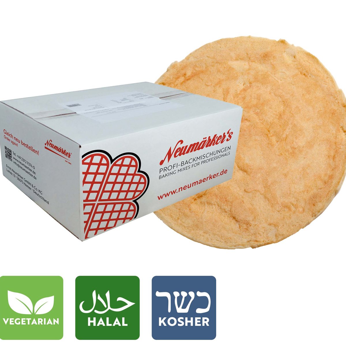 Crêpes-Ready-Mix Karton à 10 kg (10x 1 kg) Crêpes-Ready-Mix Karton à 10 kg (10x 1 kg)