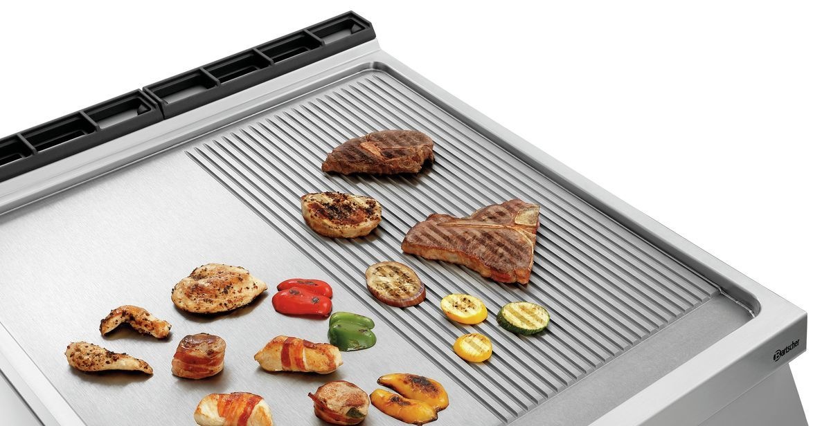 Gas-Griddleplatte, 1/2 + 1/2, OU Gas-Griddleplatte, 1/2 + 1/2, OU