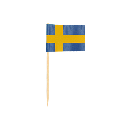 345600 Deko-Picker 8 cm "Sweden"