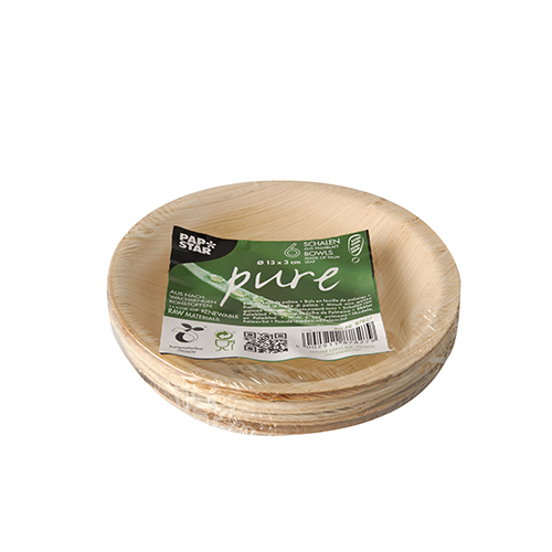 5040 Schalen, Palmblatt "pure" rund 200 ml Ø 13 cm · 3 cm