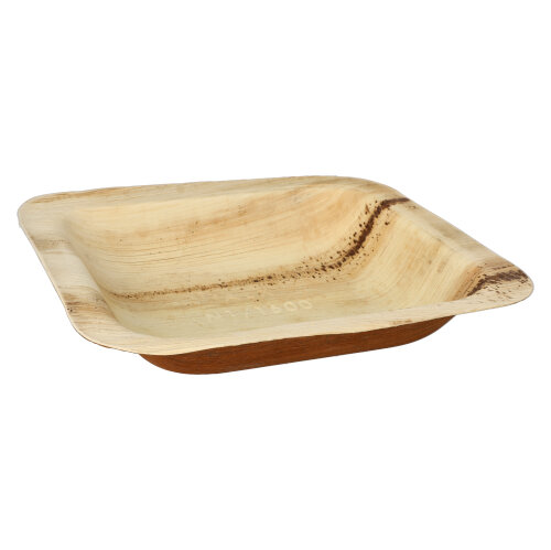 1800 Siegelschalen Palmblatt "pure" eckig 900 ml 4 cm x 25 cm x 26 cm ungeteilt