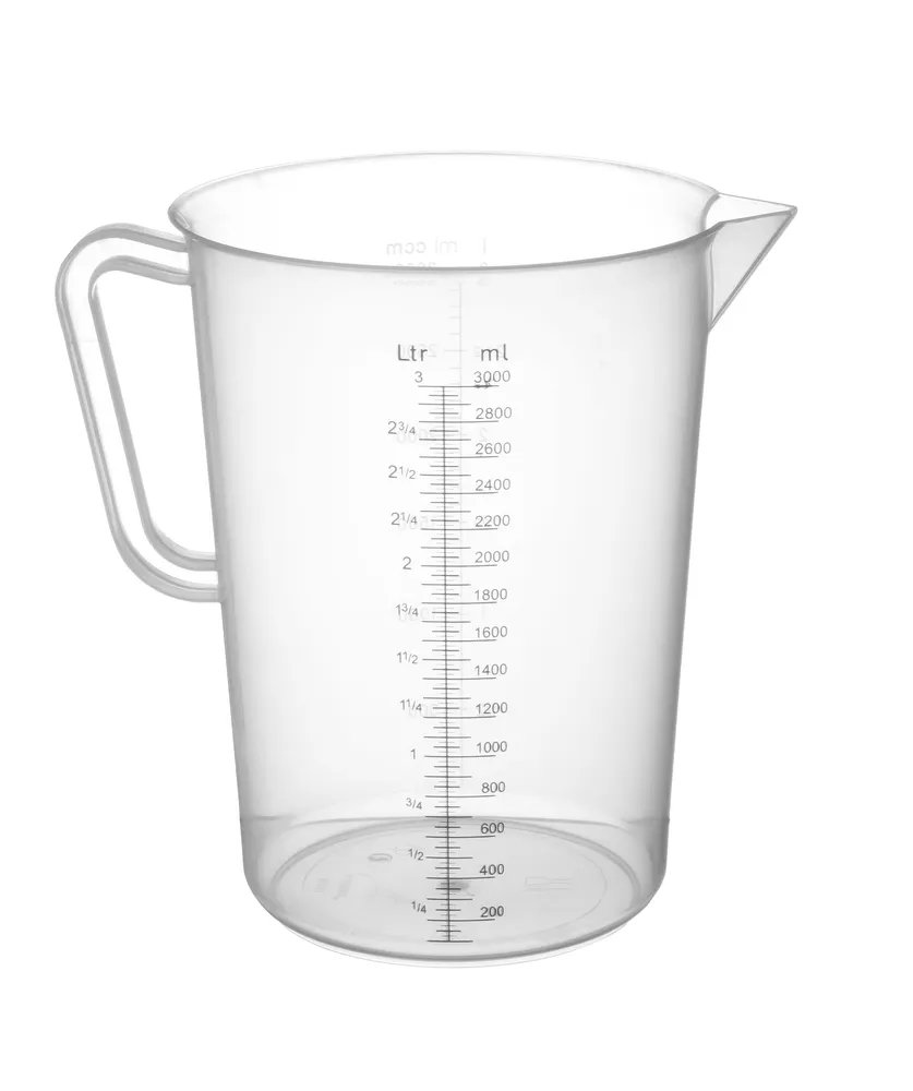 Messbecher, Polyproylen, 3L, ⌀160x(H)240mm Messbecher, Polyproylen, 3L, ⌀160x(H)240mm