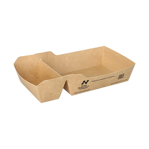 5760 Snacktrays, Pappe "NOTPLA" 3,5 cm x 8,5 cm x 16,5 cm braun