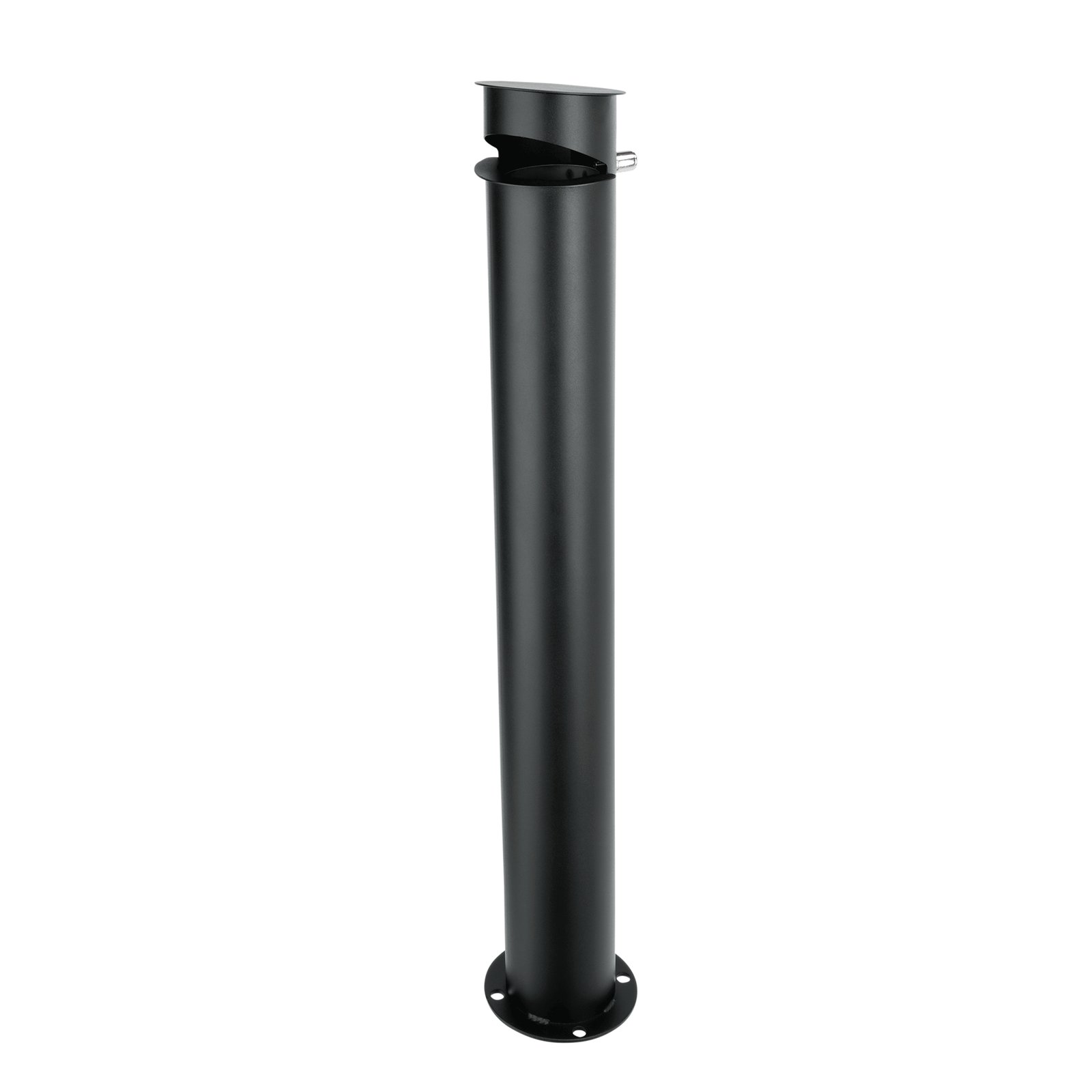 Standascher, Ø 12 cm, Höhe 90 cm, Stahl,
