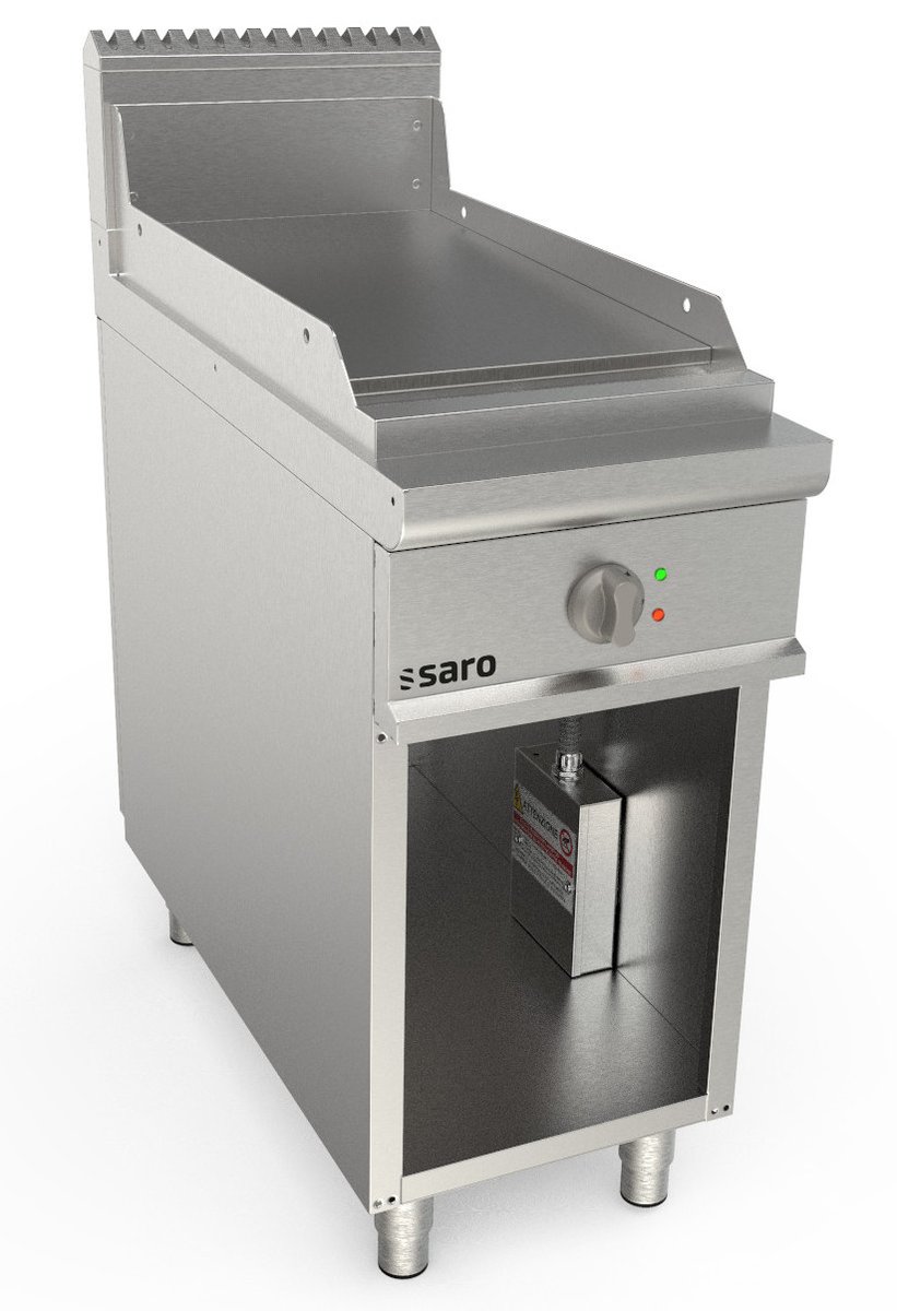 Elektrogriddleplatte400mmbreitStandglattModellLQ/FTE2BAL