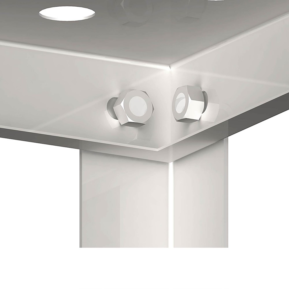 Regal mit gelochten, höhenverstellbaren Böden, 600x400x1800 mm, Selbstmontage Regal mit gelochten, höhenverstellbaren Böden, 1400x700x1800 mm, Selbstmontage