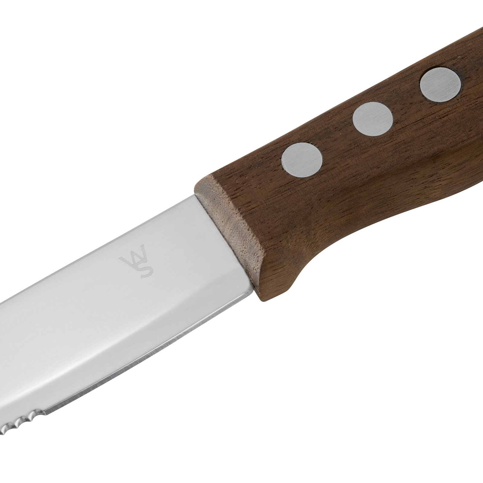 Steakmesser Set, mit Pakkaholzgriff, 25 cm