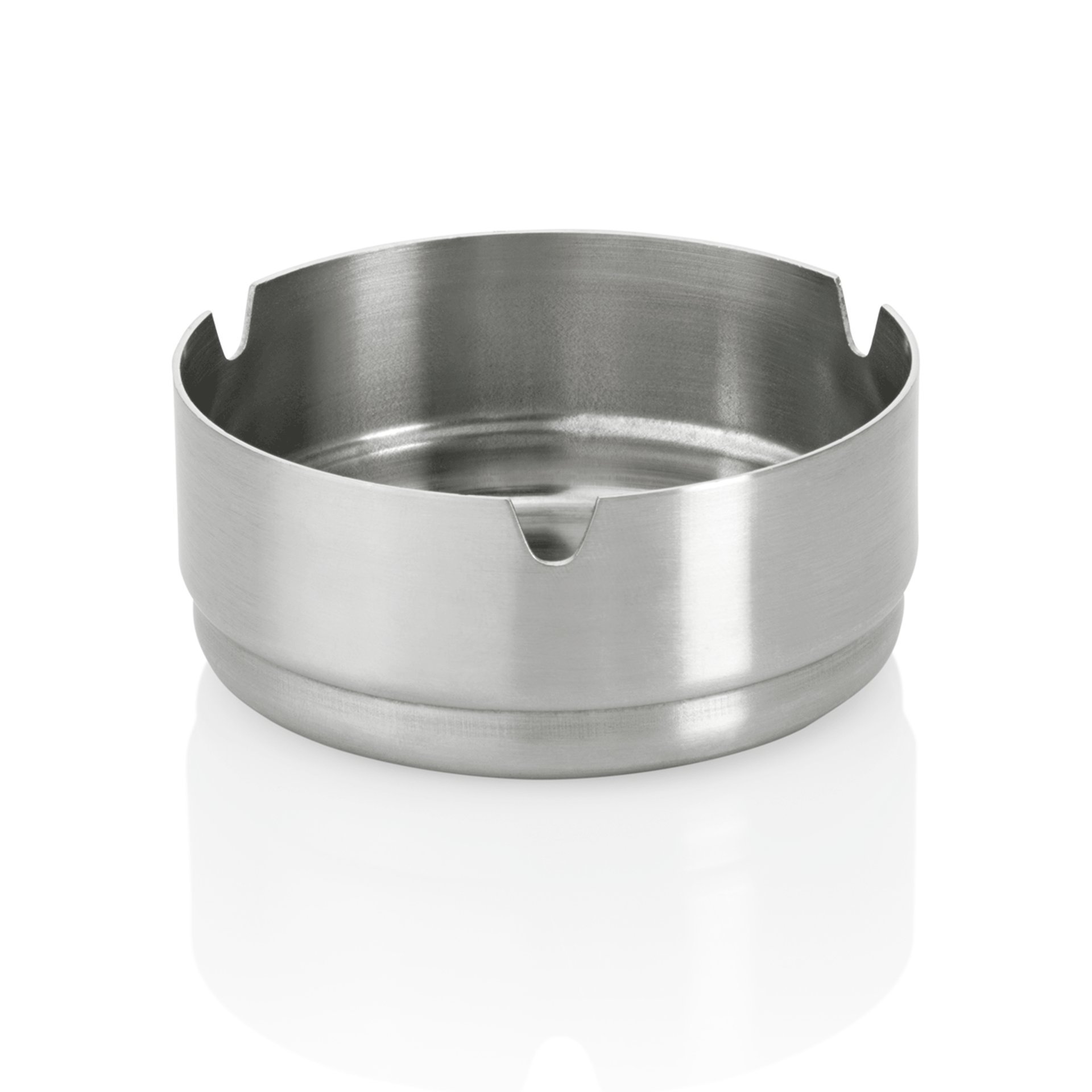 Aschenbecher Ø 12 cm Chromnickelstahl