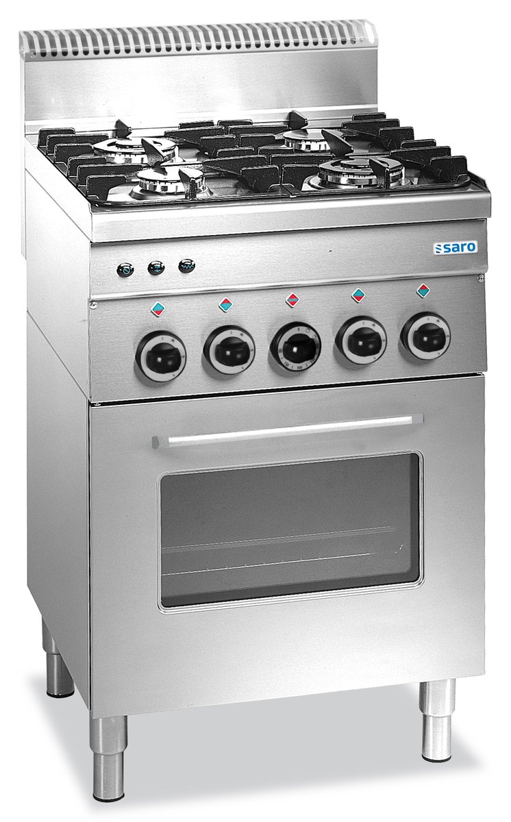Gasherd+Ofen+Grill,4Brenner600LineModellG4SF6 Gasherd+Elektroofen+Grill,4Brenner600LineModellG4SFE6