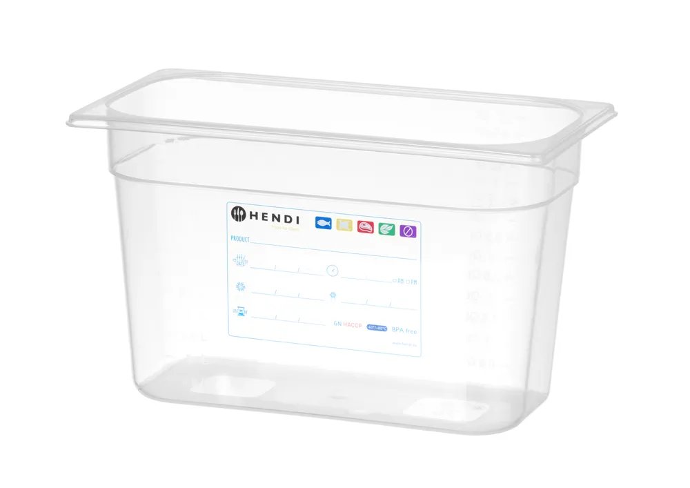 Gastronorm-Behälter 1/3, GN 1/3, 7,8L, Transparent, 325x176x(H)200mm Gastronorm-Behälter 1/3, GN 1/3, 7,8L, Transparent, 325x176x(H)200mm