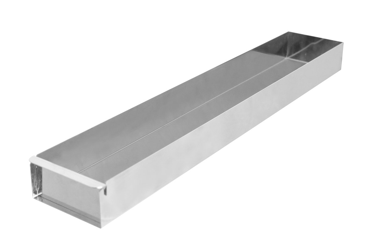 Schnittkuchenblech Edelstahl 580 x 100 x 50 Typ-S Schnittkuchenblech Edelstahl 580 x 100 x 50 Typ-S