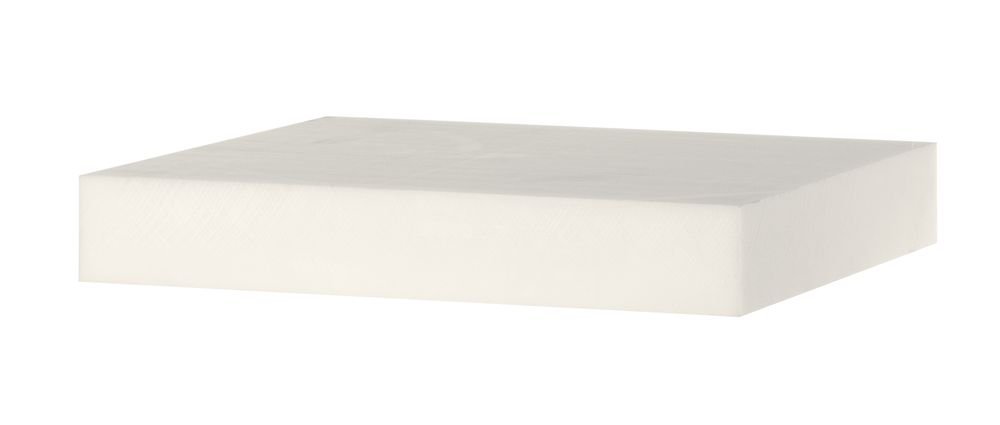 Hackblock HDPE, HENDI, Hackblock, Weiß, 500x400x(H)80mm