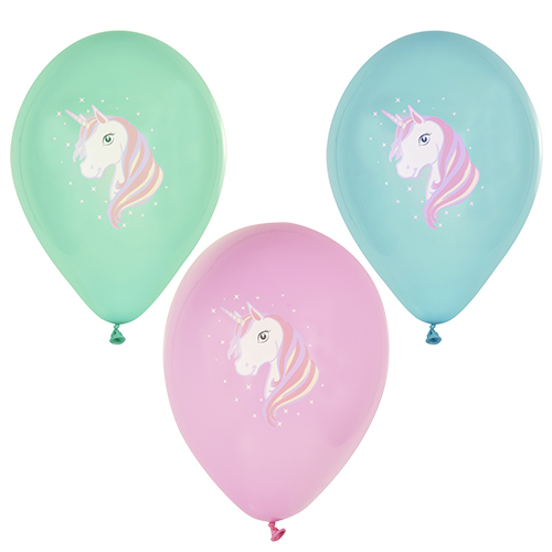 20160 Luftballons Ø 29 cm farbig sortiert "Unicorn"