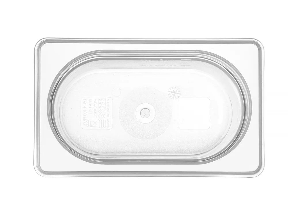 Gastronorm-Behälter 1/9, GN 1/9, 0,9L, Transparent, 176x108x(H)100mm