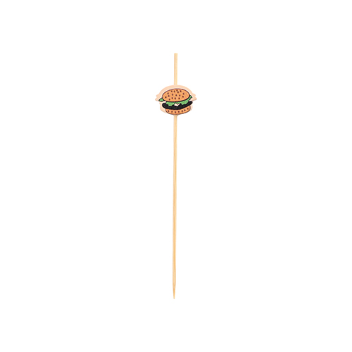 100 Fingerfood - Picker 12 cm "Burger" 76800 Fingerfood - Picker 12 cm "Burger"